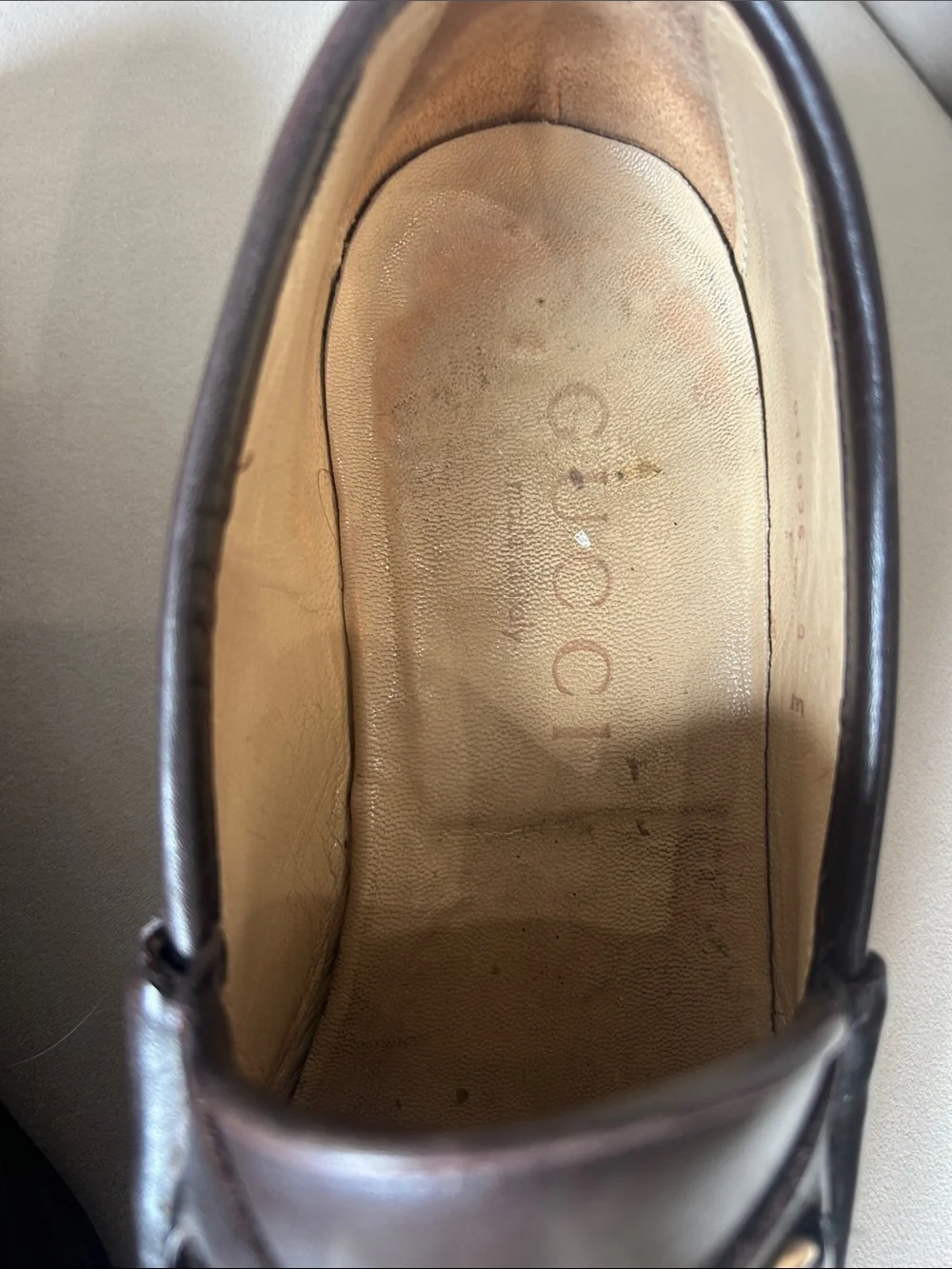 Gucci Dark Brown Leather Horsebit Loafers